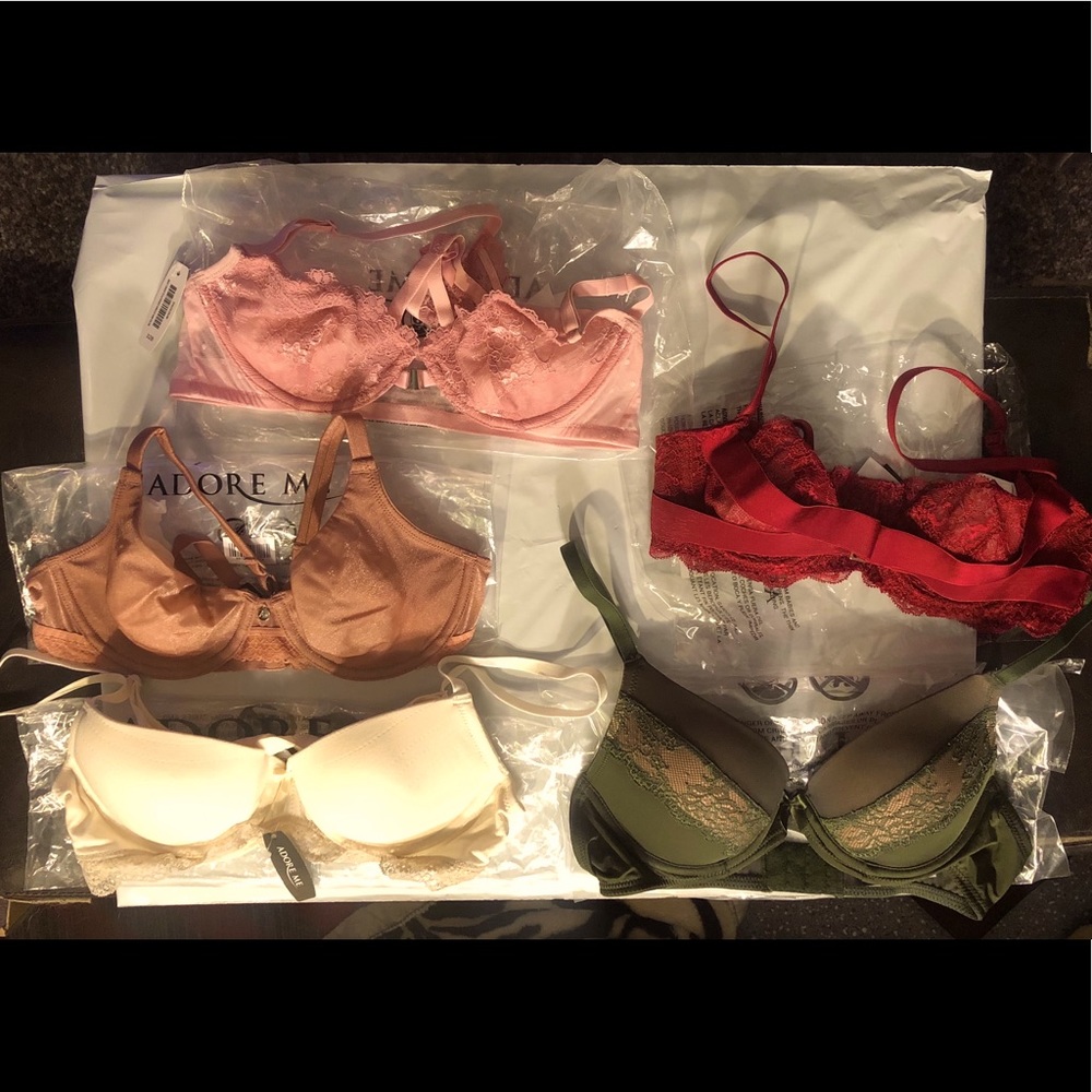 Adore Me 32B Bra Pack- 5 NWT Bras